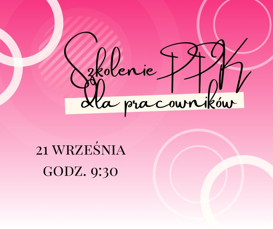 Szkolenie PPK dla pracowników