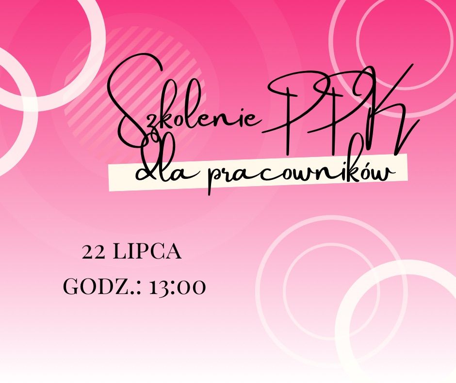 Szkolenie PPK dla pracowników